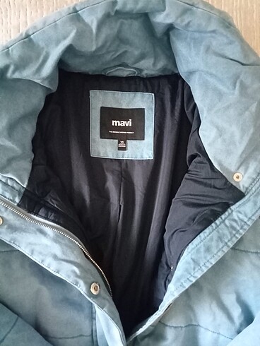 xs Beden mavi Renk Mavi jeans kadın mont