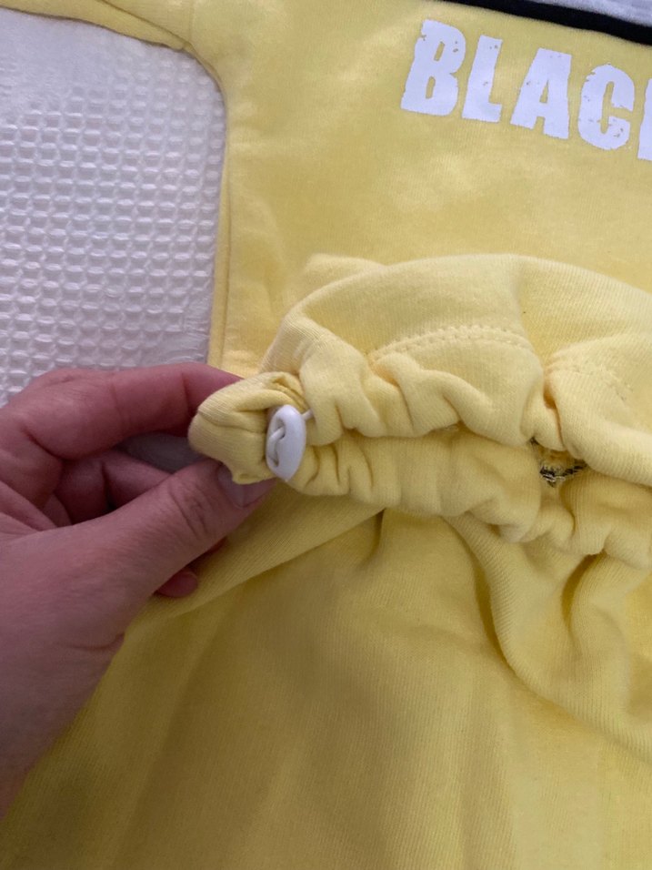 Sarı Gri Kapüşonlu Erkek Bebek Takımı - Görsel 3