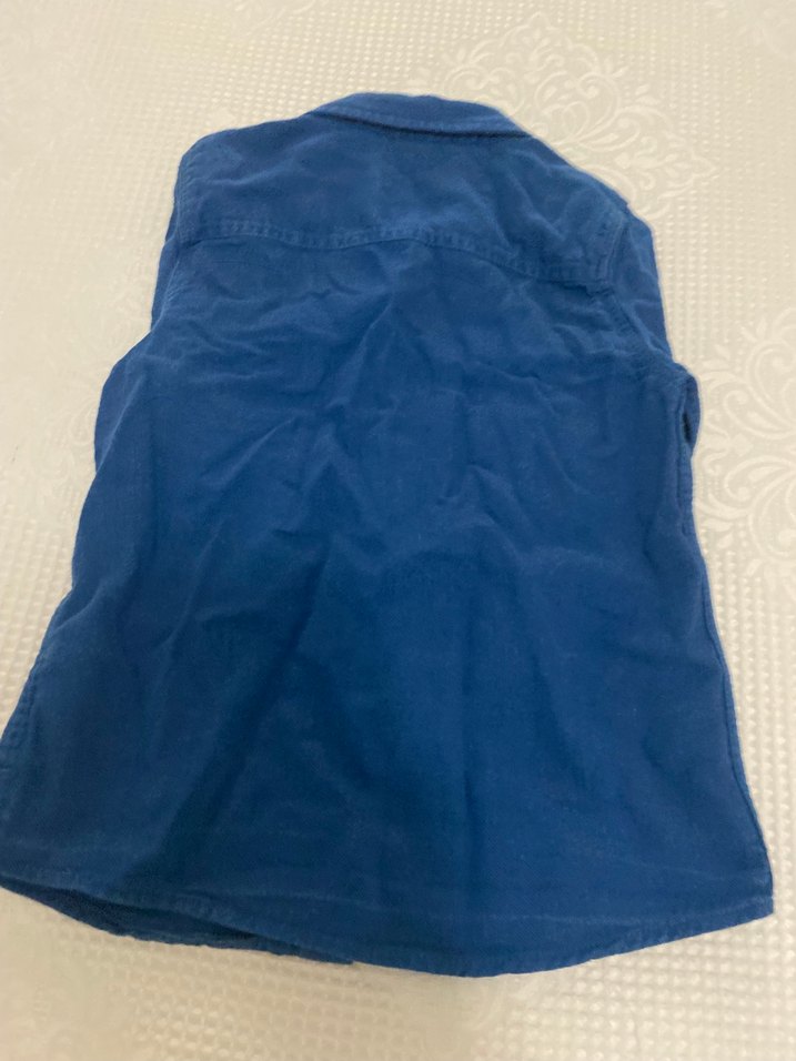 Erkek Çocuk Kot Gömlek Uzun Kollu Düğmeli - Görsel 3