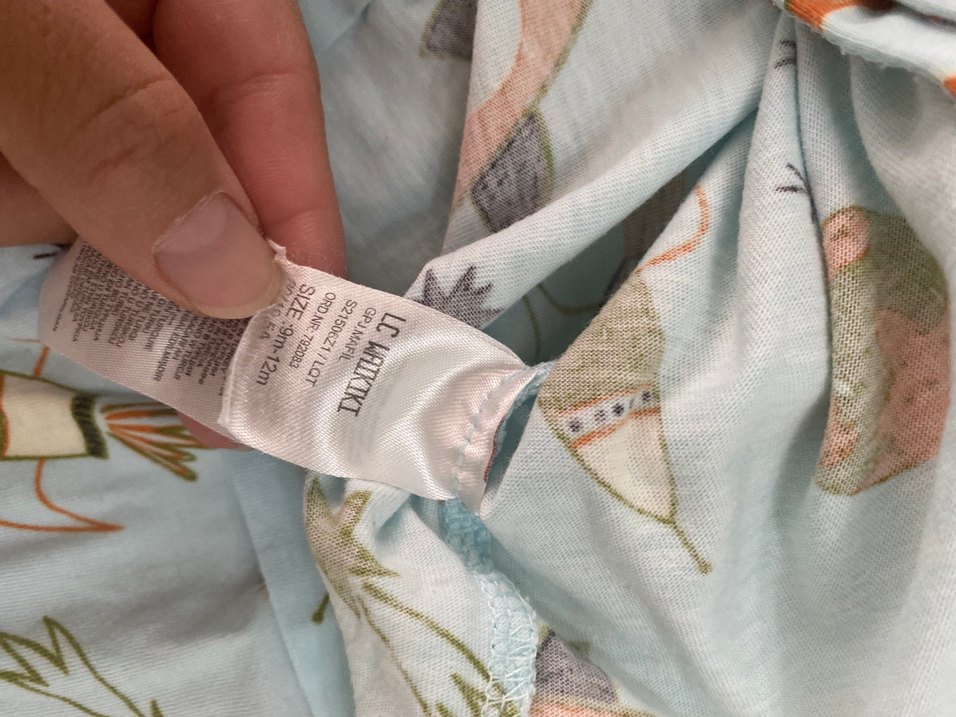 Bohem Stil Mavi Desenli Bebek Tulum - Görsel 2