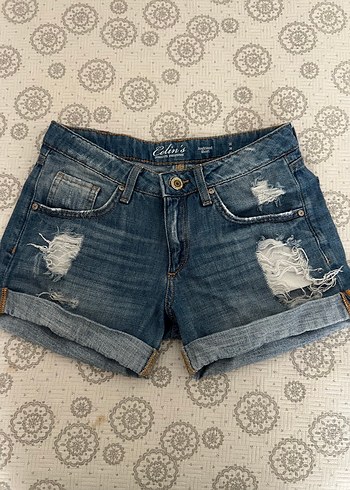 Colins boyfriend düşük bel jean şort