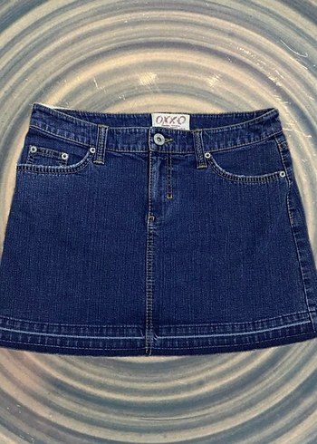 Denim Mini Etek