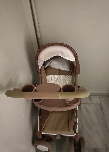 9- 18 kg Beden Kahverengi Bebek Arabası