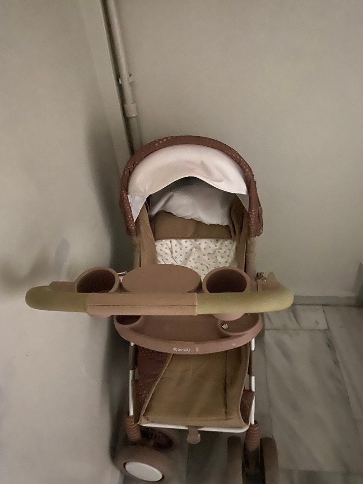 Kahverengi Bebek Arabası - Görsel 2