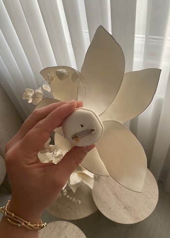 Bej Rengi bohça çicekleri - Görsel 2