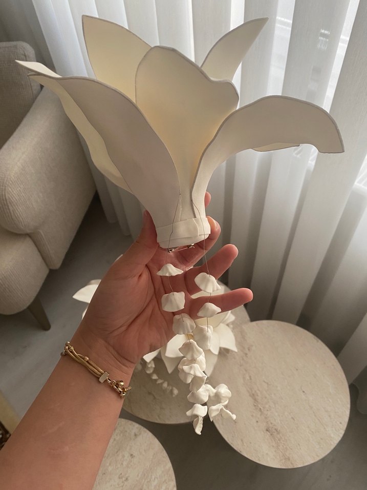 Bej Rengi bohça çicekleri - Görsel 3