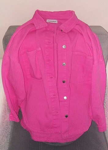 Pembe kot ceket