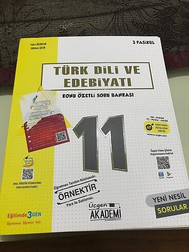 11.sınıf Türk dili ve Edebiyatı üçgen akademi