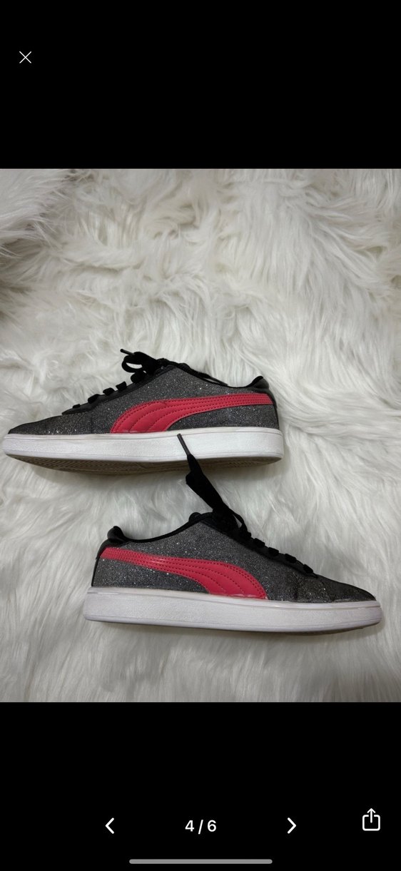 Puma Smash V2 Glitz Glam Kadın Spor Ayakkabı - Görsel 4