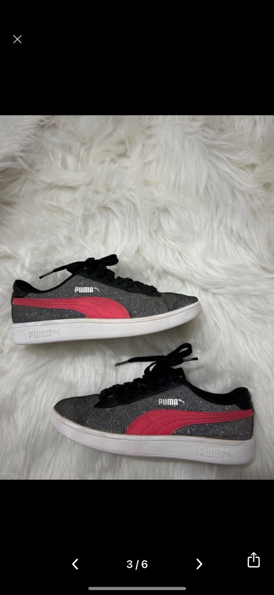 Puma Smash V2 Glitz Glam Kadın Spor Ayakkabı - Görsel 3