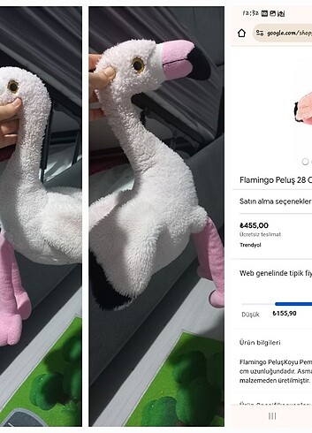 Peluş filamingo
