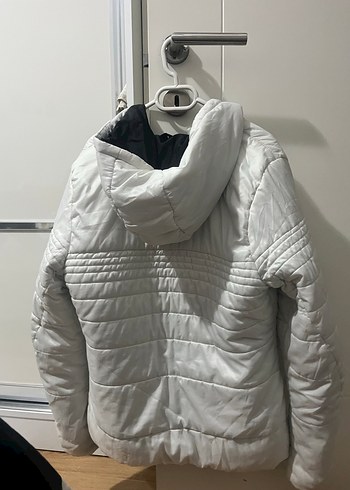 Kadın Beyaz Şişme Kışlık Mont - Görsel 4