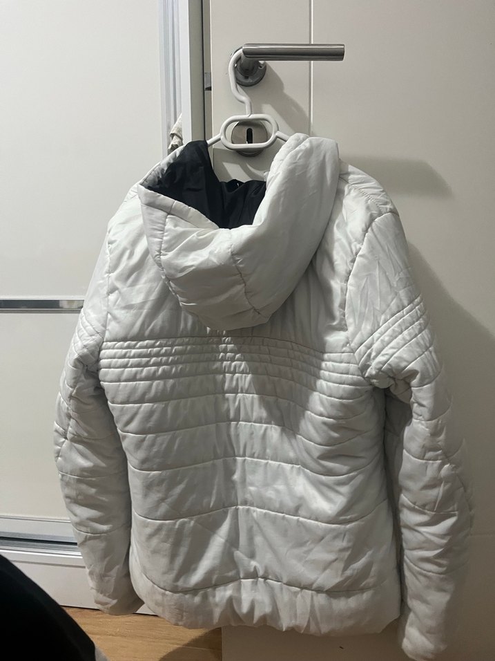 Kadın Beyaz Şişme Kışlık Mont - Görsel 4