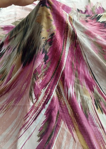 Bohem Çok Renkli Kadın Fular - Görsel 2