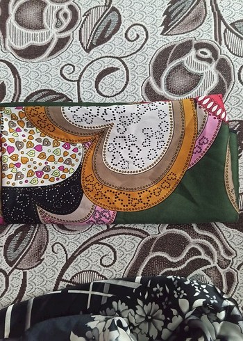 Renkli Dantel Detaylı Bohem Kadın Fuları - Görsel 4