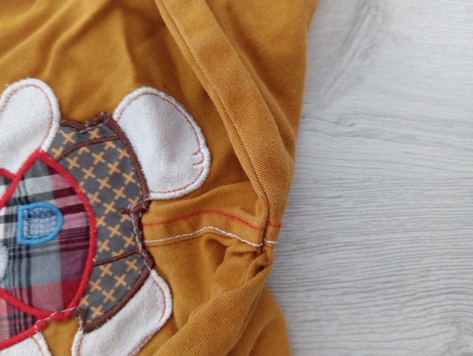 Renkli Nakışlı Kahverengi Erkek Bebek Tulum - Görsel 5