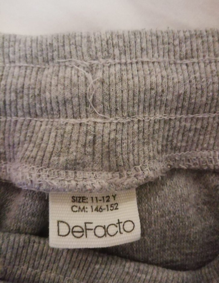 Gri erkek çocuk Rahat Kesim Eşofman Altı - Görsel 3