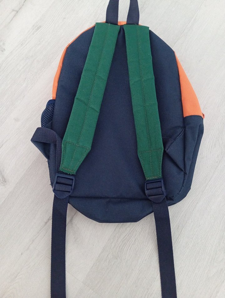 Çok Renkli Çocuk Okul Çantası Basketbol Desenli - Görsel 2