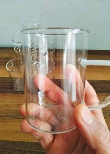 Şeffaf Kulplu Cam Bardak Seti - Görsel 4