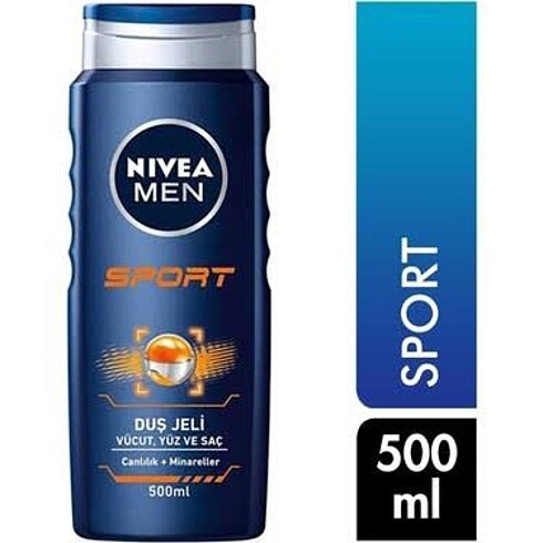 NİVEA DUŞ JELİ 500 ML ERKEK SPORT