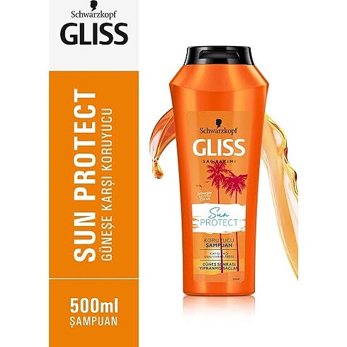 GLİSS ŞAMPUAN SUN PROTECT 500 ML