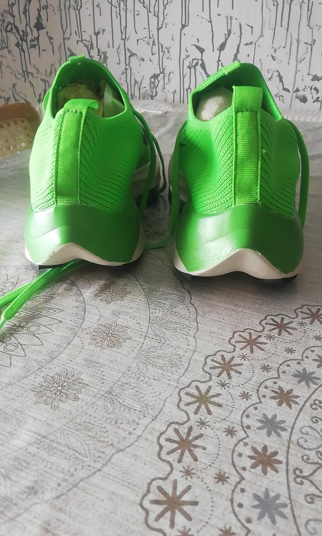 Yeşil Bağcıklı Erkek Koşu Ayakkabısı - Görsel 5