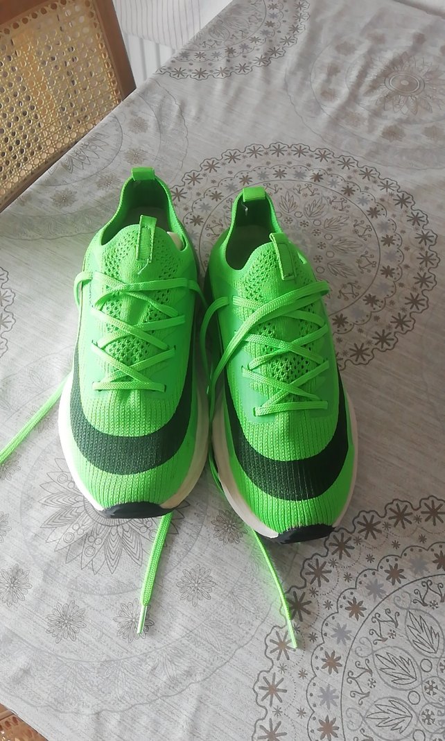 Yeşil Bağcıklı Erkek Koşu Ayakkabısı - Görsel 3