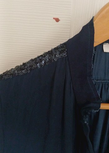 Düğmeli Bohem Midi Hamile Tunik - Görsel 2