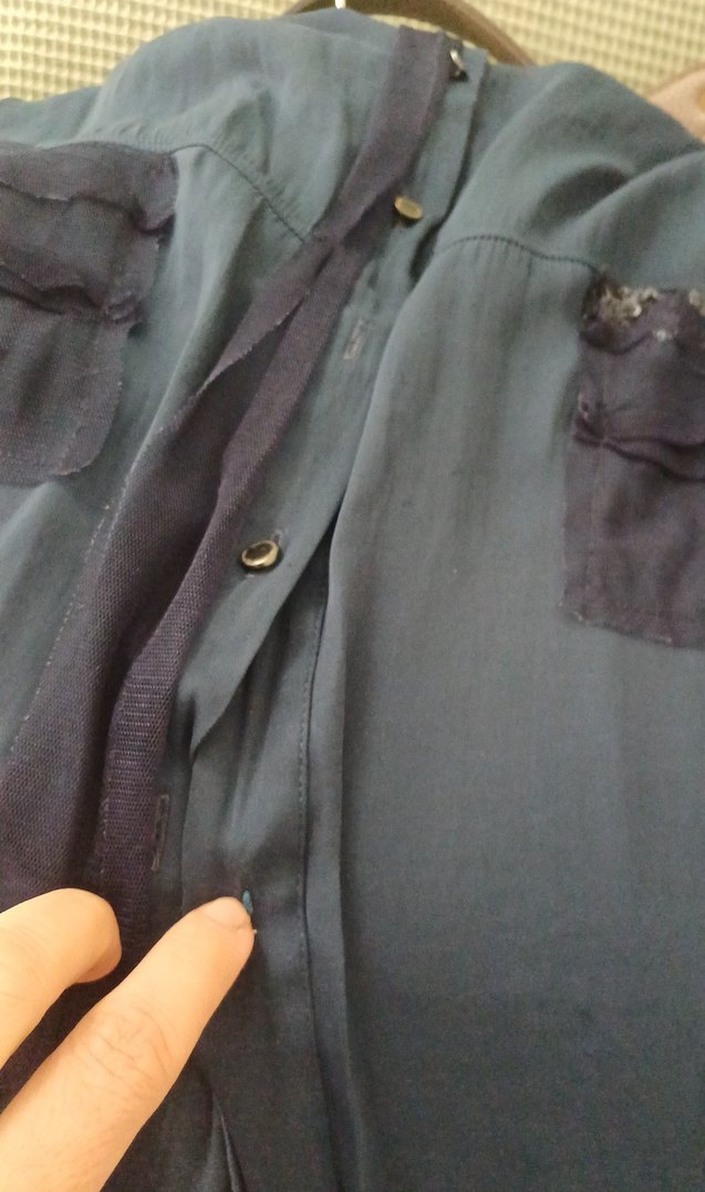 Düğmeli Bohem Midi Hamile Tunik - Görsel 5