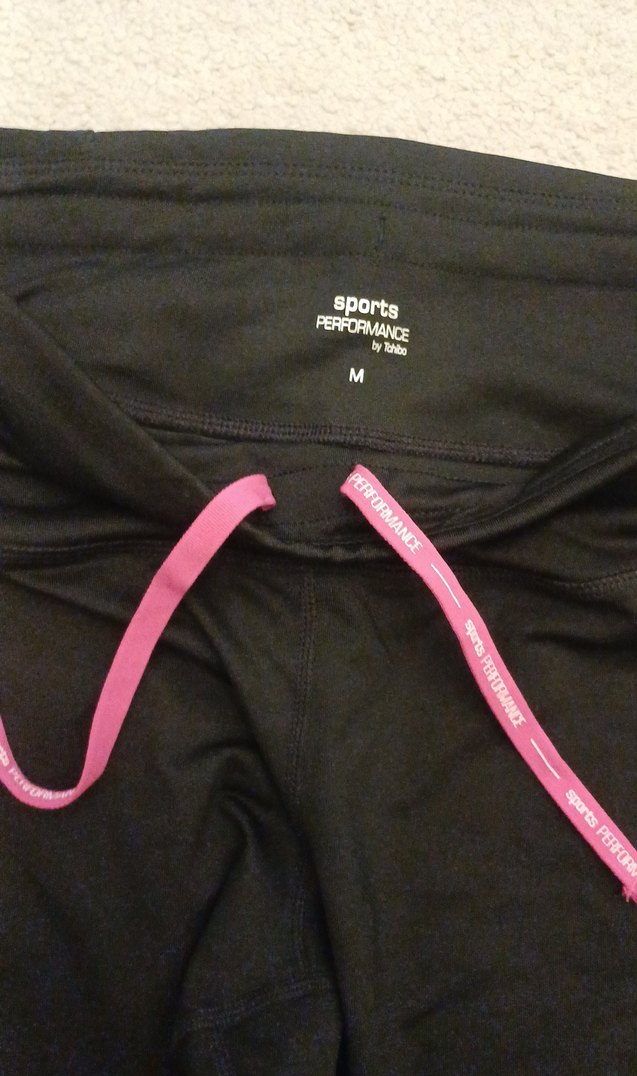 Pembe Bağcıklı Kadın Spor Tayt - Görsel 2