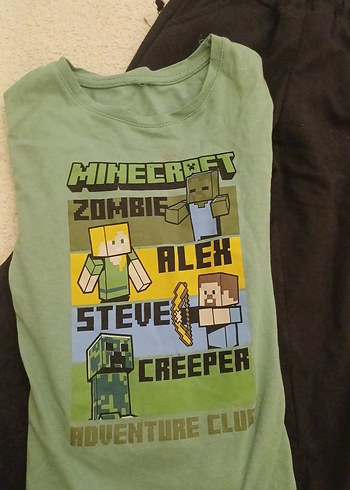 Zara Erkek Çocuk Minecraft Baskılı Tişört