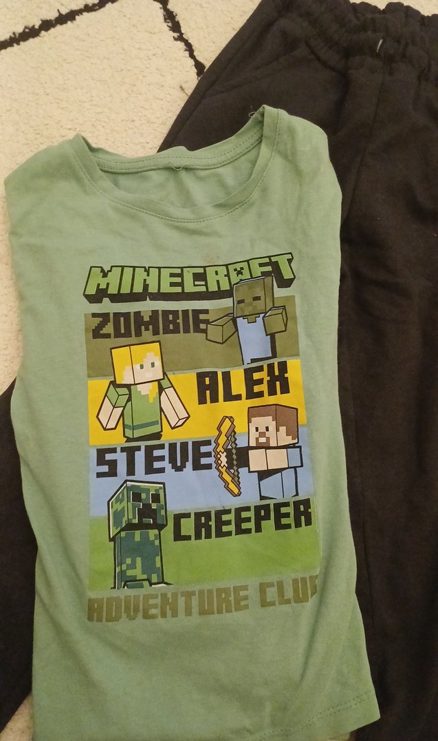 Erkek Çocuk Minecraft Baskılı Tişört - Görsel 2