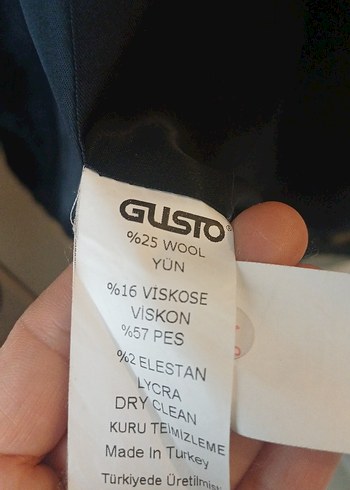 Kuşaklı Lacivert Kaban - Görsel 7