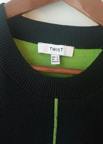 Kemerli Siyah Kadın Sweatshirt - Görsel 2