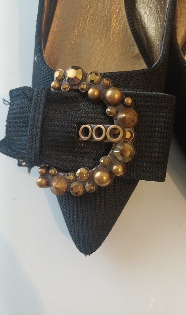 İpekyol Altın Tokalı Yılan Desenli Topuklu Kadın Ayakkabı - Görsel 4