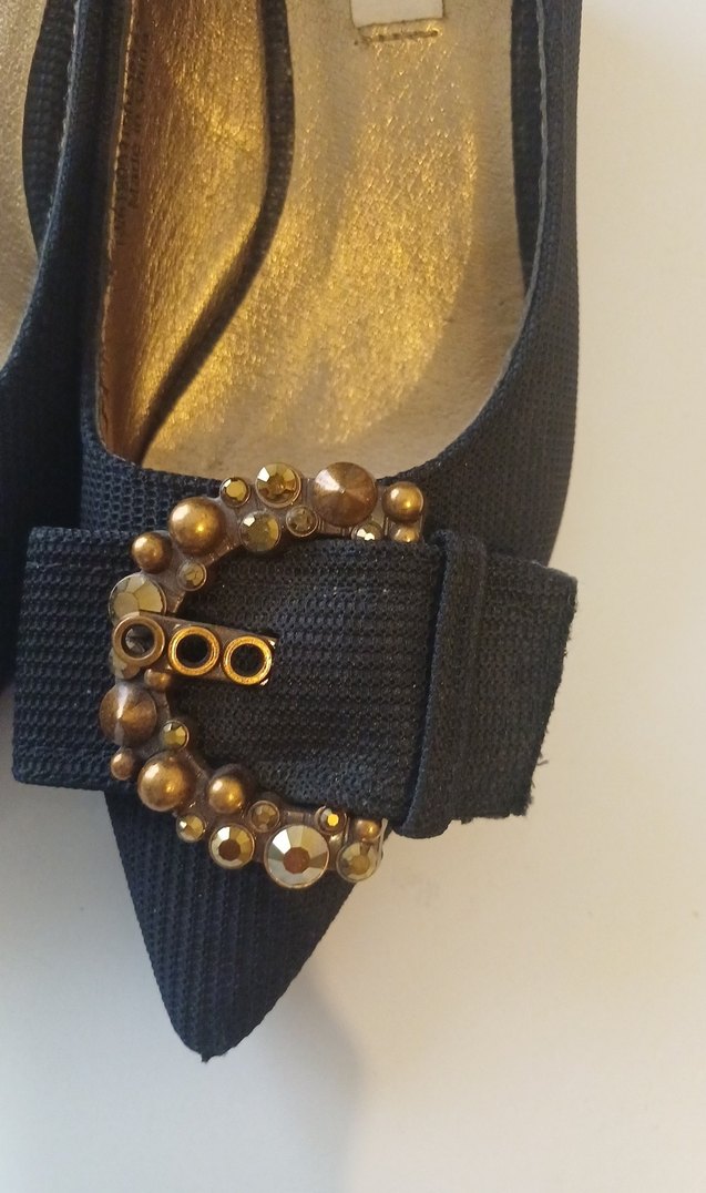 İpekyol Altın Tokalı Yılan Desenli Topuklu Kadın Ayakkabı - Görsel 2