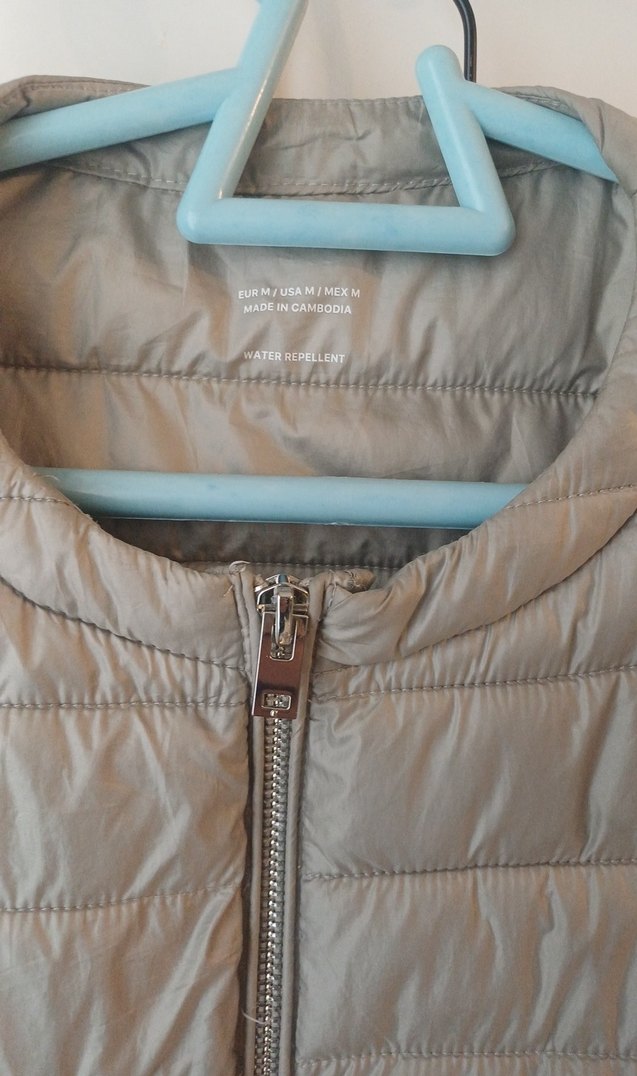 Bej Fermuarlı Kadın Şişme Yelek - Görsel 2