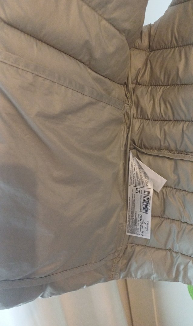 Bej Fermuarlı Kadın Şişme Yelek - Görsel 4