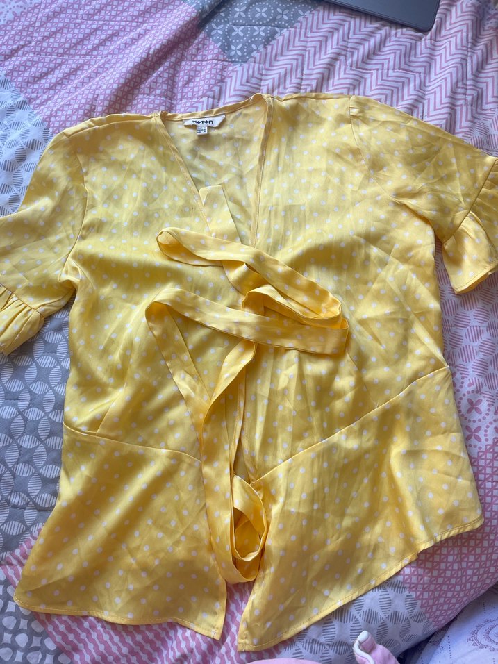 Sarı Midi Emzirme Sabahlığı - Görsel 4