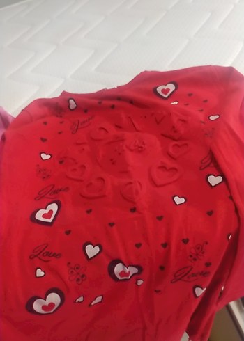 Kız Çocuk Pembe Baskılı Uzun Kollu Tişört ikili fiyattir - Görsel 2