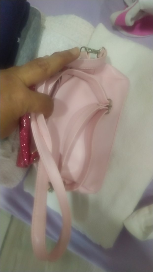 Pembe Kedi Desenli Kız Çanta - Görsel 3