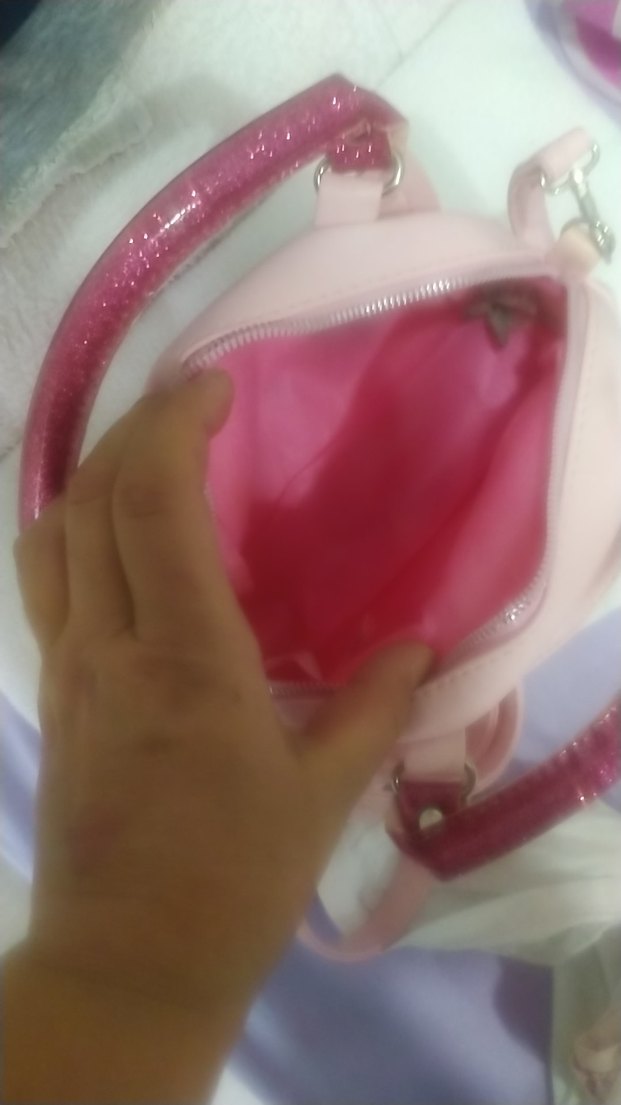 Pembe Kedi Desenli Kız Çanta - Görsel 4