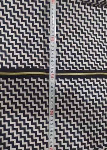 Gri Kareli Uzun Kadın pardesü - Görsel 8