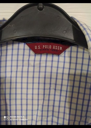 Mavi Ekose Pamuklu Kadın Gömlek - Görsel 3