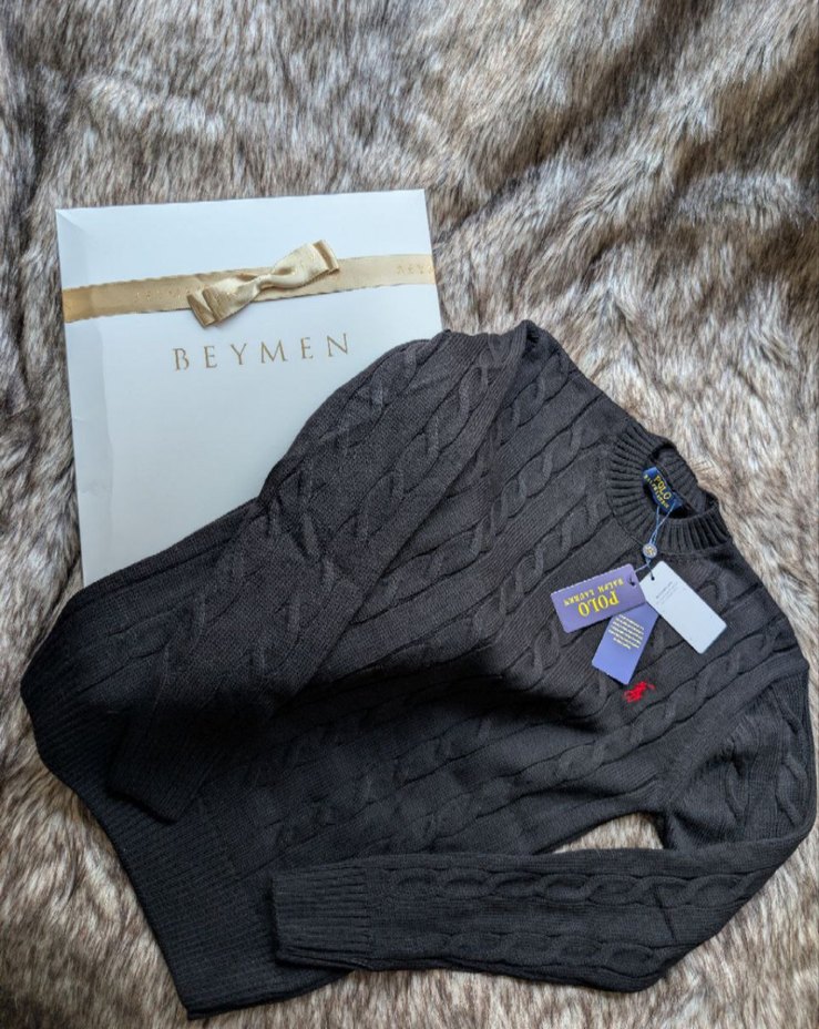 Mavi Polo Ralph Lauren Erkek Triko Kazak - Görsel 4