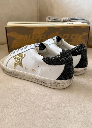 Beyaz Payetli  Kadın Spor Ayakkabı - Görsel 4