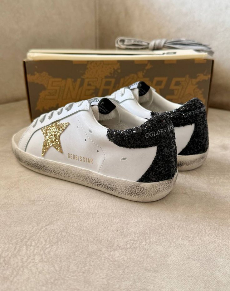 Beyaz Payetli  Kadın Spor Ayakkabı - Görsel 4