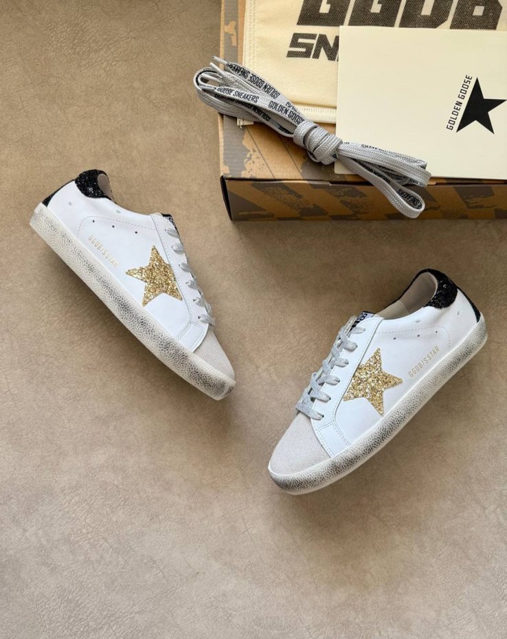 Beyaz Payetli  Kadın Spor Ayakkabı - Görsel 2