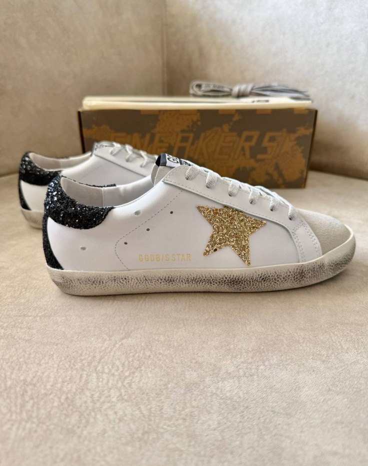 Beyaz Payetli  Kadın Spor Ayakkabı - Görsel 3