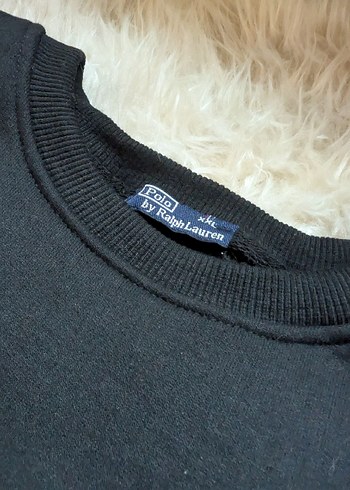 Siyah Erkek Sweatshirt, Bisiklet Yaka, Rahat Kesim Ralph Lauren - Görsel 4